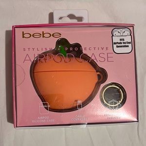 Pink Bebe AirPod case, fits 1st/2nd generation,
